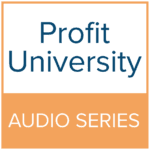 Profit University Audio Series Badge Logo